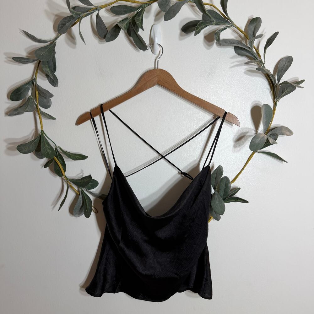 LUSH Black Tank Blouse